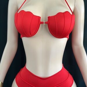Red Women's Bikini Set